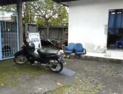 Tragis, Motor dan Helm Korban Bunuh Diri Masih Parkir di Depan Pos Satpam