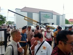 Polsek SU I Palembang, Amankan Unras dari BPI KPNPA RI