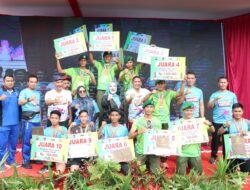 PRAJURIT GARUDA CETA BORONG JUARA DI EVENT BEDULUR RUN 10K MUSIRAWAS