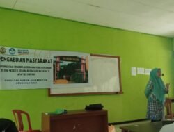 DOSEN FH UNIB MELAKUKAN PENGABDIAN MASYARAKAT MENGENAI PENDIDIKAN BERWAWASAN LINGKUNGAN
