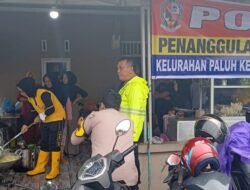 Kapolresta Deli Serdang Pantau Dapur Umum Korban Banjir di Sekip