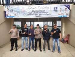 Jajaran Kapolsek Indralaya Laksanakan Pengamanan Kegiatan Turnamen Piala SOERATIN U15