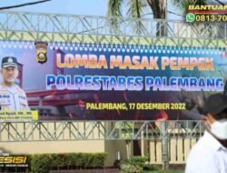 Naikan Gairah Ekonomi Kereatif, Polrestabes Palembang Gelar Lomba Memasak