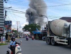 Joga Merah Amuk Pemukiman Padat Penduduk di Kota Amuntai