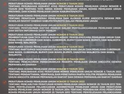 Produk Hukum Penyelenggaraan Pemilihan Umum Tahun 2024 di Tahun 2022