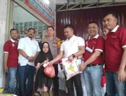HUT Ke-6 Pewarta Dirangkai Bakti Sosial Pembagian Sembako