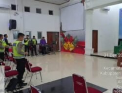 Jelang Pergantian Tahun, Personel Operasi Lilin Polda Sumut Laksanakan Ibadah Bersama
