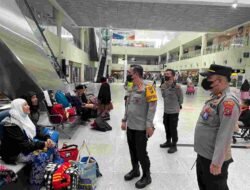 Kapolresta Deli Serdang Pantau Langsung Arus Balik Mudik Di Bandar Internasional Kualanamu