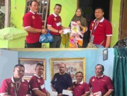 Ketua Pewarta Berikan Sembako dan Uang Santunan Kepada Wartawan Sakit