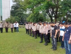 Pengamanan Unras DPW PSR, Polsek SU 1 Lakukan ini..