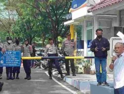 Polsek SU I Palembang Amankan Unras dari Koalisi Aktivis Ormas dan Pers Se-sumsel