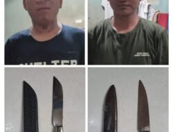 Laksanakan Hunting Balap Liar dan Knalpot Brong Amankan Dua Pemuda Bawa Sajam