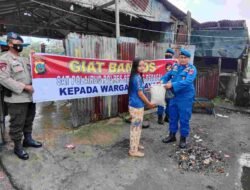Bantuan Warga Kurang Mampu, Polres Sergai Salurkan Banssos