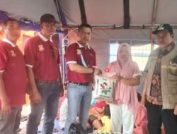 Pewarta Polrestabes Medan Bantu Korban Kebakaran Jalan Bromo