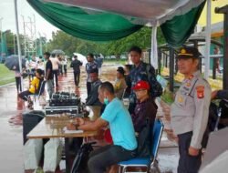 Polsek SU I Palembang Melaksanakan Giat Pengamanan Kompetisi Sepakbola RSUD Siti Fatimah Cup Tahun 2023