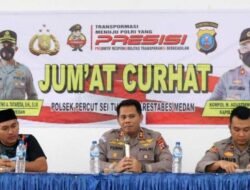 Jumat Curhat, Wakapolrestabes Medan Terima Kritikan dari Warga