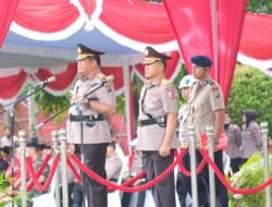 Polda Kepri Gelar Upacara Farewell And Welcome Parade Kapolda Kepri