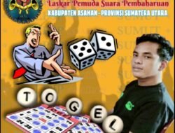 DPP LPSP Asahan ; Aparat Penegak Hukum Tutup Mata Atas Maraknya Judi