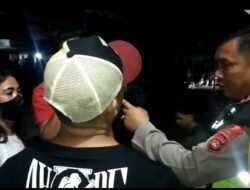 Polsek Sebrang Ulu 1 Bubarkan Masyarakat Yang Rayakan Malam Tahun Baru Dengan Pesta Miras