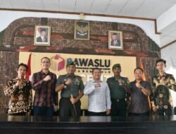 Dandim 0407 Kunjungi Bawaslu Kota Bengkulu