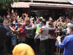 Kapolda Sumut Pimpin Pengamanan Presiden Kunjungi Pasar Halat