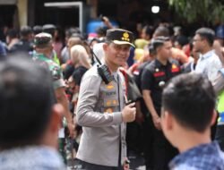 Personel Polrestabes Medan Kawal Kunker Presiden RI Joko Widodo