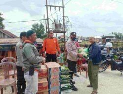 Ringankan Beban Warga Kurang Mampu Polsek Pemulutan Salurkan Bansos