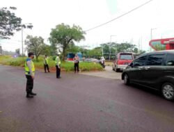 Polsekta SU 1 melaksanakan Giat PAM Pelantikan Kader Partai