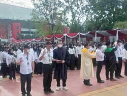 Kapolsekta SU I Palembang Melaksanaksn Giat Pengamanan Pelantikan dan Apel Siaga Pantarlih KPU Kota Untuk Pemilu 2024