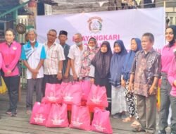Polsek Sekta SU.1 Sambut Kunjungan Ketua Bhayangkari Polda Sumsel