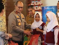 Polres Ogan Ilir Serta Polsek Indralaya Melaksanakan Giat PAMTUP Kehadiran Kapolda Sumsel