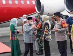 Kapoldasu Sambut Kedatangan Wakil Presiden RI