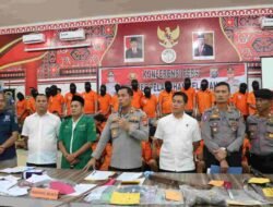 Dalam 2 Pekan, Polres Pelabuhan Belawan Tangkap 53 Pelaku Kejahatan Begal, Narkoba, Cabul dan Kasus Yang Viral