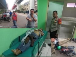Pawas Piket Polsek SU 1 Palembang Datangi Rumah Sakit Korban Pembunuhan