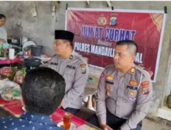 Rutin Setiap Jum’at, Giliran Kabag OPS Polres Madina Gelar Jum’at Curhat