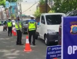 Hari Kedua Sosialisasi Tertib Lalulintas, Satlantas Polrestabes Medan Gelar Ops Keselamatan Toba 2023 Didua Lokasi