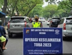 Hari Ke-8 Operasi Keselamatan, Satlantas Polrestabes Medan Tegur dan Imbau Pengguna Jalan