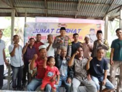 Sembari Ngopi Bareng, Kapolres Madina Dengarkan Curhat Warga Kampung Padang