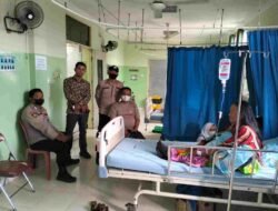 Jaring Patroli Polsek SU 1 Jengung Istri Pewarta yang Sedang Terbaring di Rumah Sakit