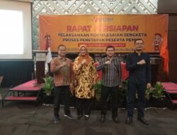 Pimpinan Bawaslu Kota mengikuti Rapat Persiapan PSPP Tingkat Provinsi