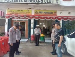 Polsek SU I Palembang Gelar Apel Serah Terima Piket Fungsi Pemeriksaan Tahanan