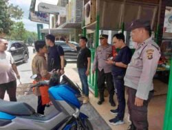 Rutin Mengantisipasi Paleku 3C, Polsek SU 1 Palembang Lakukan Giat KRYD