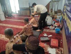 Yayasan Kamilah Ratib AL Attos Mengadakan Bekam Massal Untuk Karyawan Perkantoran Pajak Koja