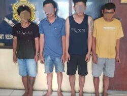 Dua Pelaku Curanmor dan Dua Penadah di Tangkap Polisi