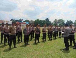 Bantu Amankan Pilkades, 30 Personil Polres Toba BKO Di Kirimkan Ke Polres Simalungun