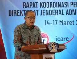 Kadivyankumham Sumut Hadiri Rapat Koordinasi Pelaksanaan dan Evaluasi Target Kinerja Direktorat Jenderal AHU Tahun 2023