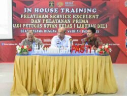 Wujutkan Pelsyanan Prima, Rutan Labuhan Deli Gandeng BSI KCP Medan Marelan Laksanakan In House Training Pelatihan Service Excellent dan Pelayanan Prima