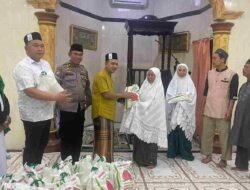 Malam Ketiga Ramadhan, Ar-Raudhah Polda Sumut Bagikan Bingkisan Sembako kepada Kaum Duafa