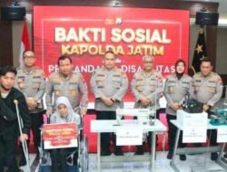 Baksos Polri, Kapolda Jatim Berbagi Untuk Kaum Disabilitas