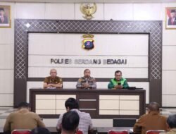 Kapolres Serdang Bedagai Memimpin Rapat Koordinasi Pengendalian Inflasi di Kabupaten Sergai